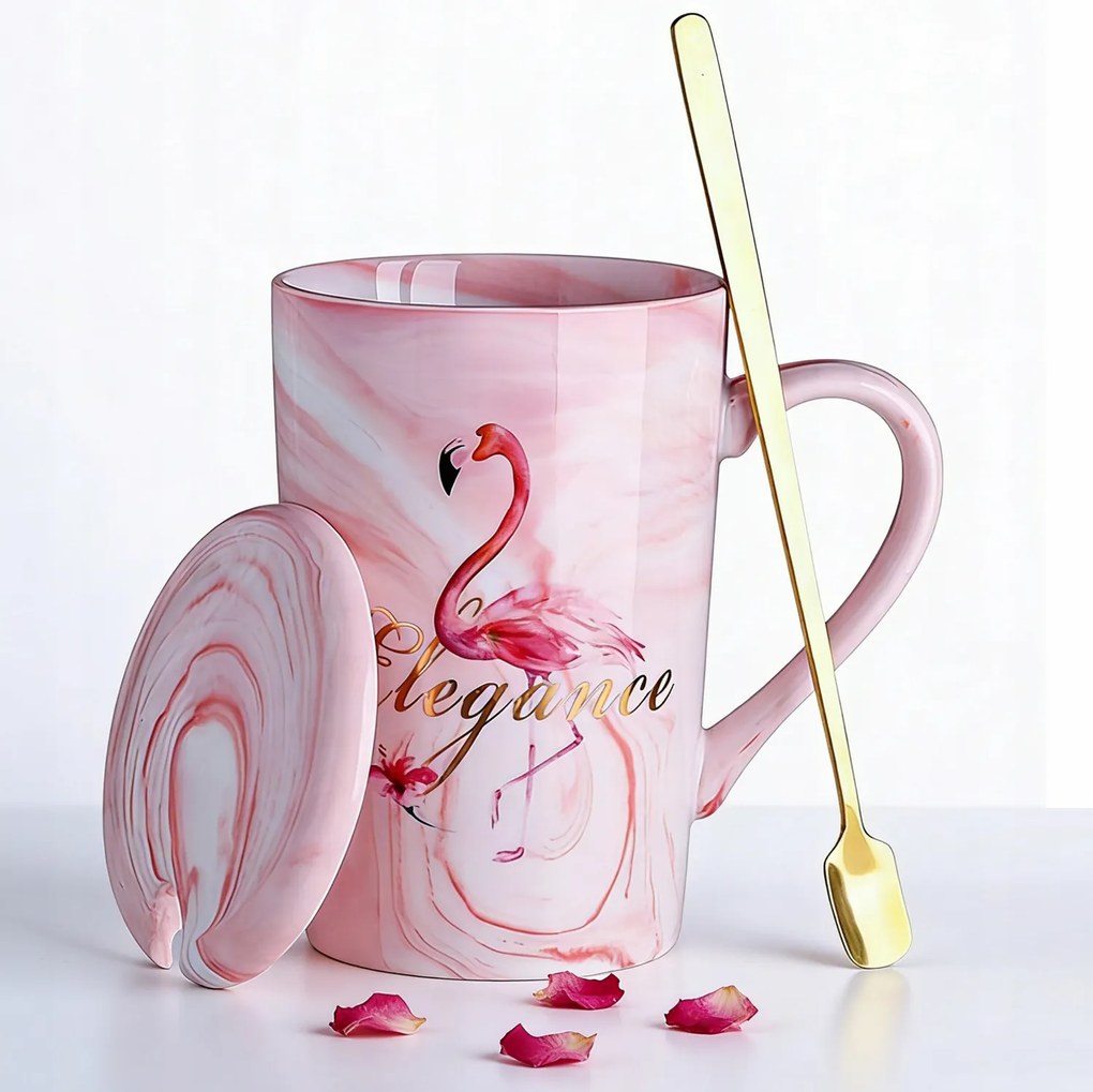 Nagy bögre Flamingók kávé tea születésnap ajándék