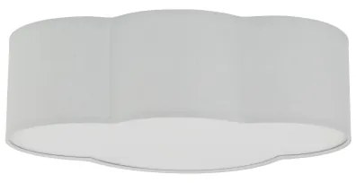 Brilagi - Gyermek mennyezeti lámpa NIMBUS MINI 2xE27/15W/230V 31x43 cm szürke