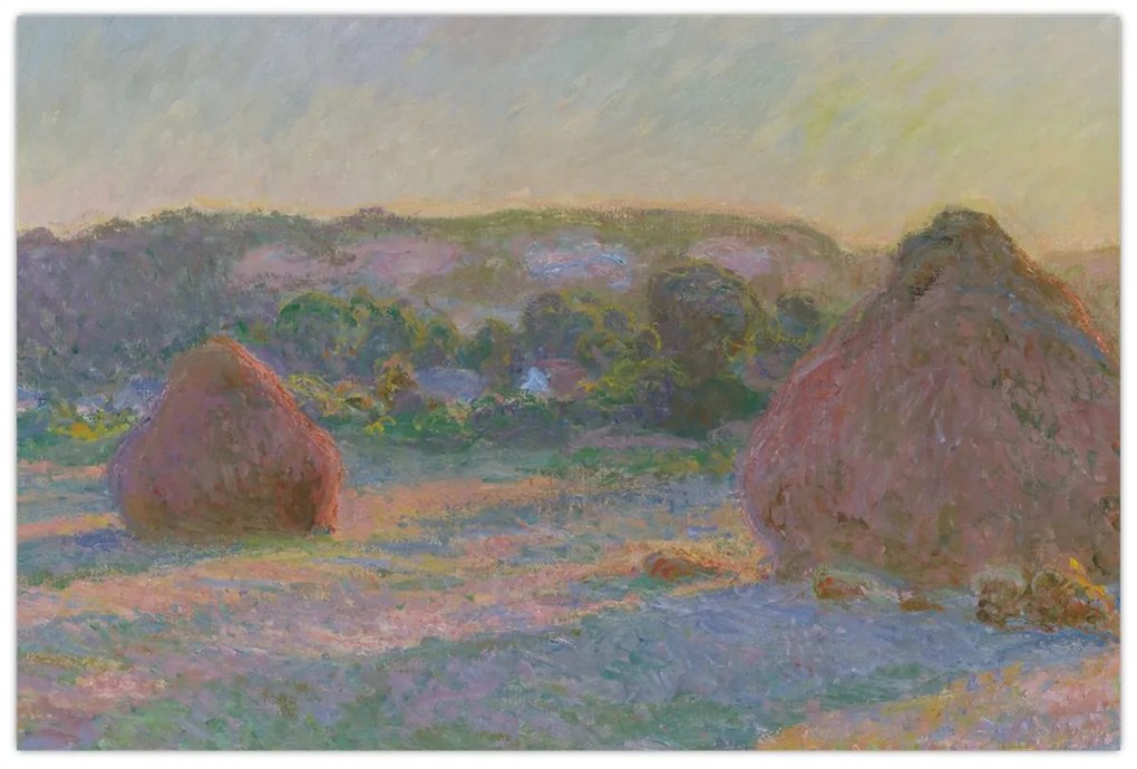 Kép - Claude Monet, Stacks of Wheat (End of Summer) , reprodukciók (90x60 cm)