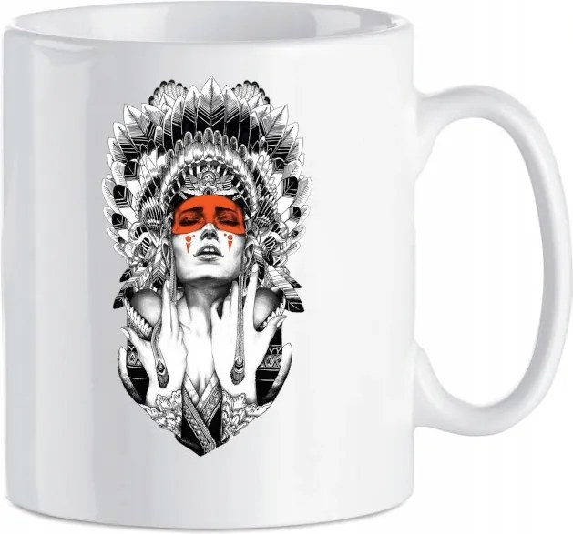 Indián mintás bögre Gyönyörű 330 ml