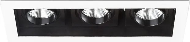 RENDL BONDY III süllyesztett lámpa fehér 230V LED 3x7W 24° 3000K