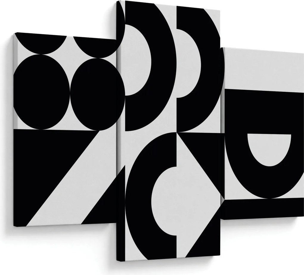 Kép - Geometriai absztrakció N⁰2 (90x60 cm)