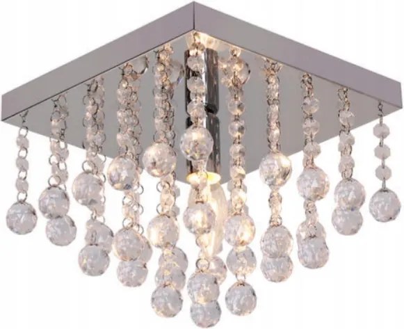 Adrilux Piccadilly-1CK 25x25 cm négyzet alakú króm E14 AL118