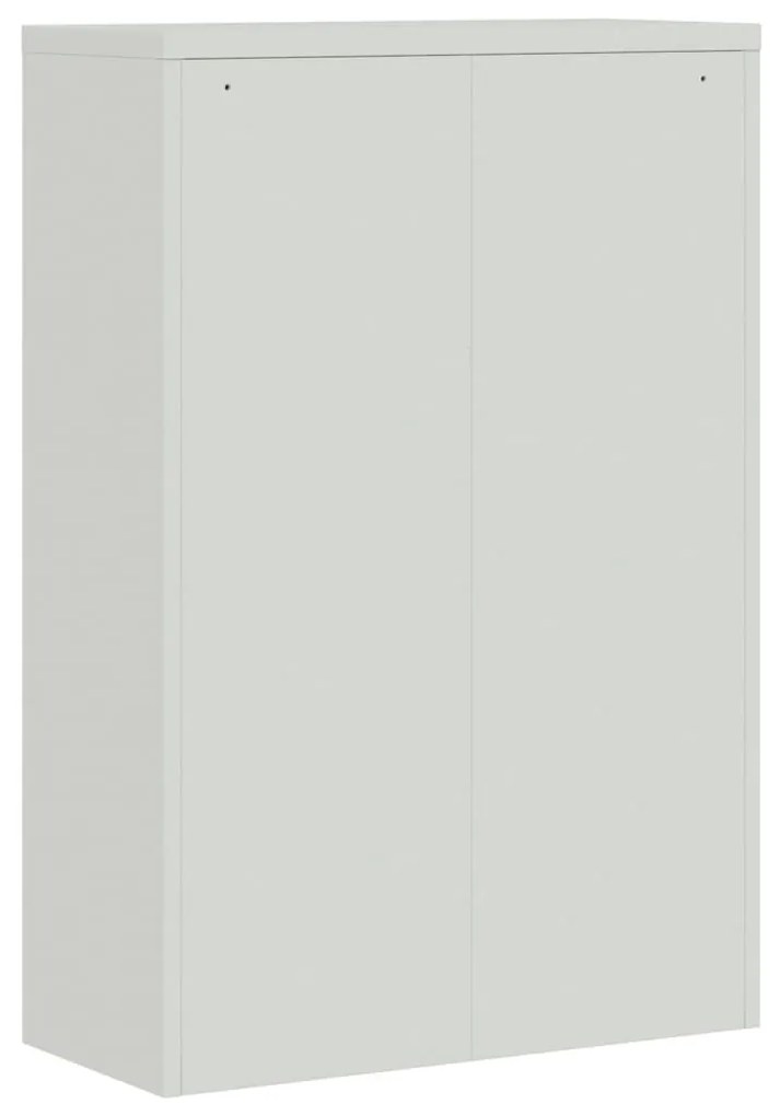 világosszürke acél irattartó szekrény 90x40x180 cm