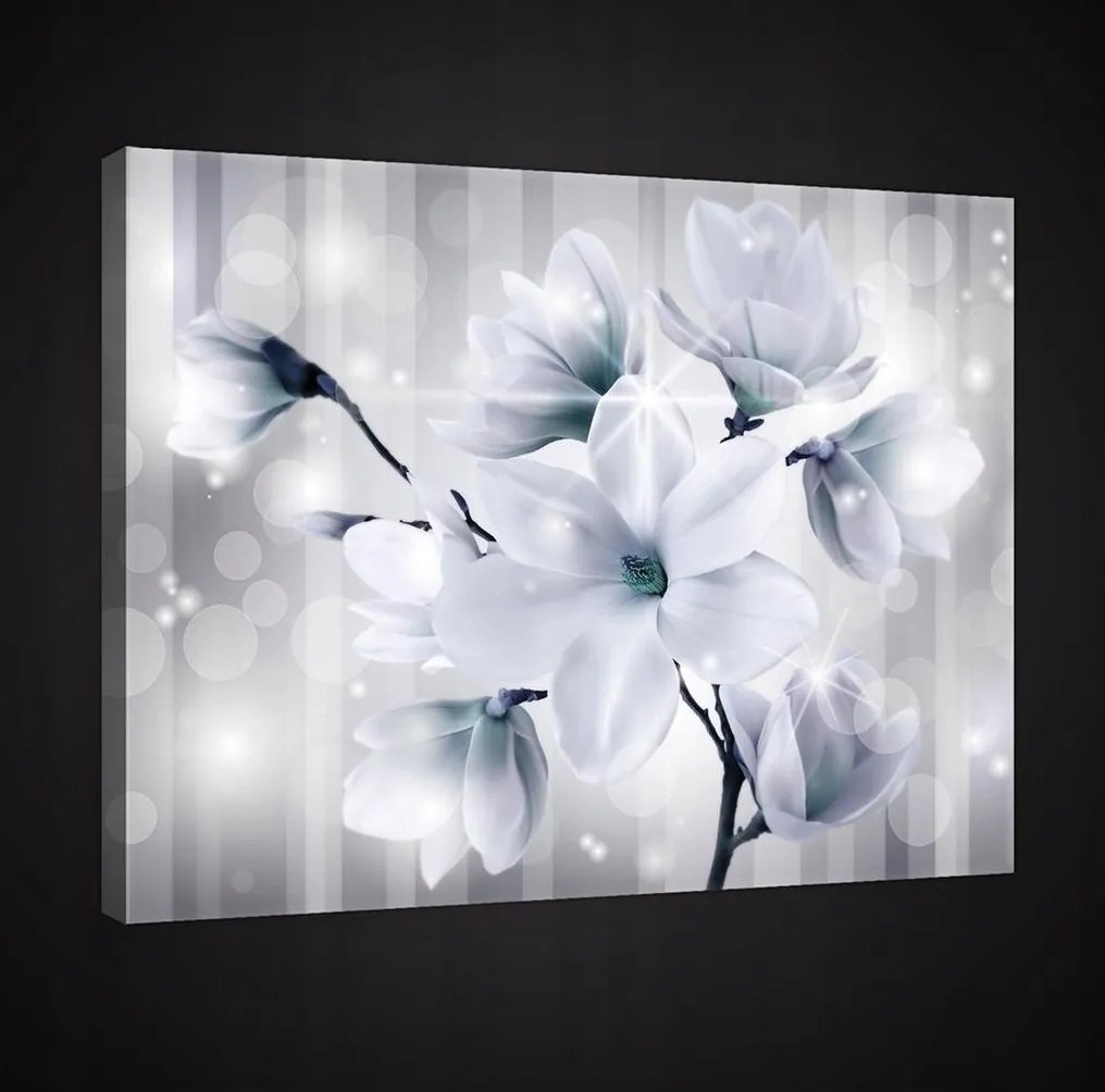 Vászonkép a konyhába, vászonkép virágok 100x75