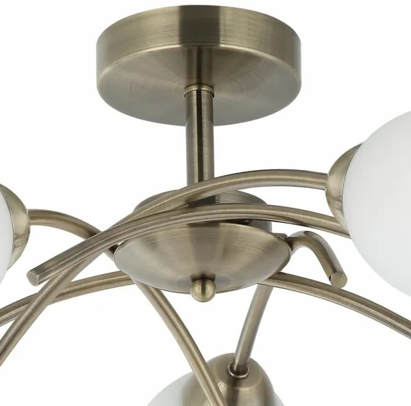 Felületre szerelhető csillár DONNA 5xE27/60W/230V patina