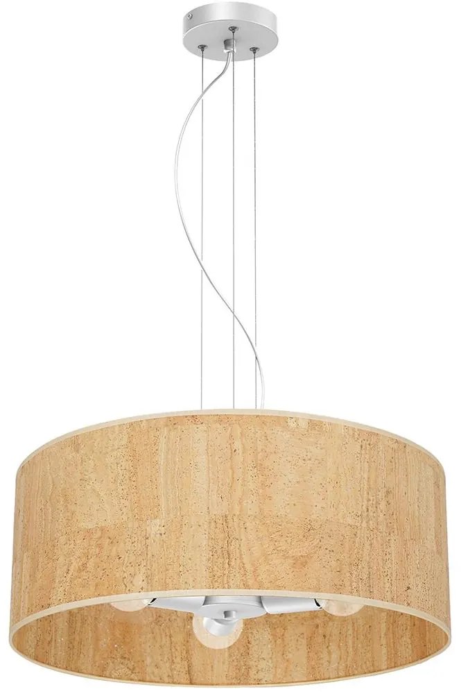 Csillár zsinóron CORK 3xE27/60W/230V