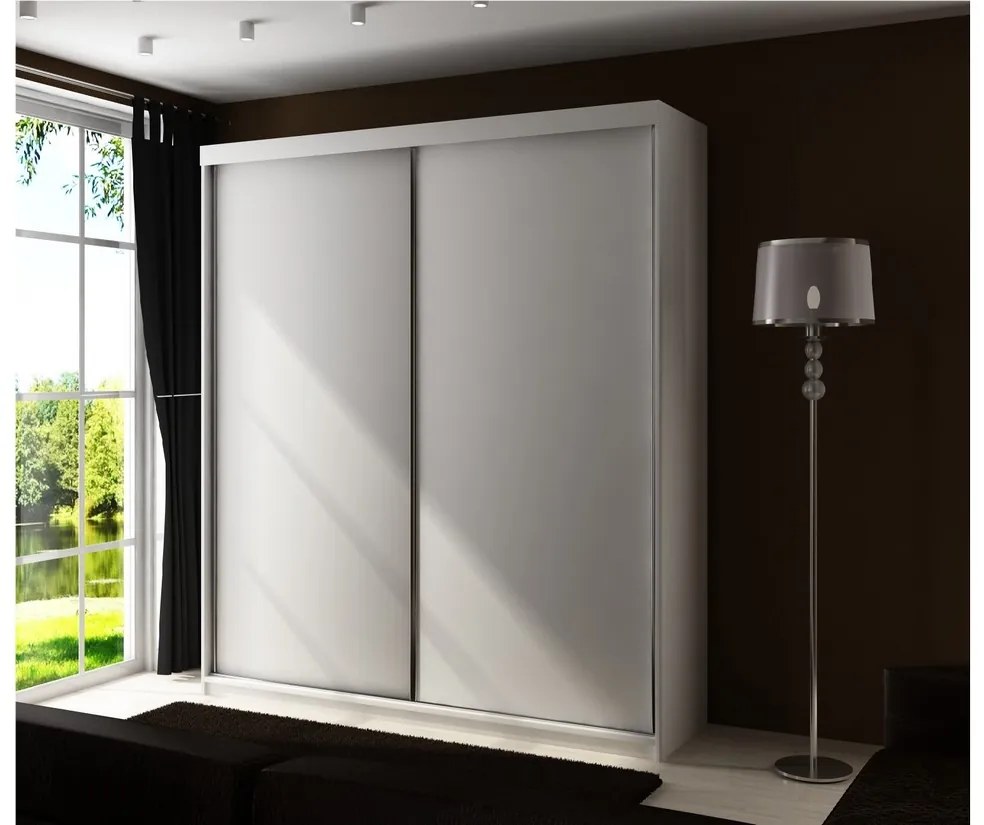 TALIA 25 tolóajtós szekrény, 200x200x62, sonoma tölgy