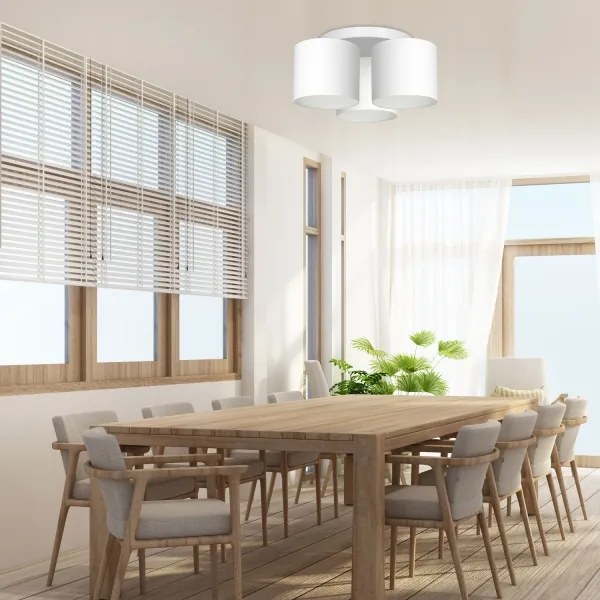 Felületre szerelhető csillár ARDEN 3xE27/60W/230V fehér