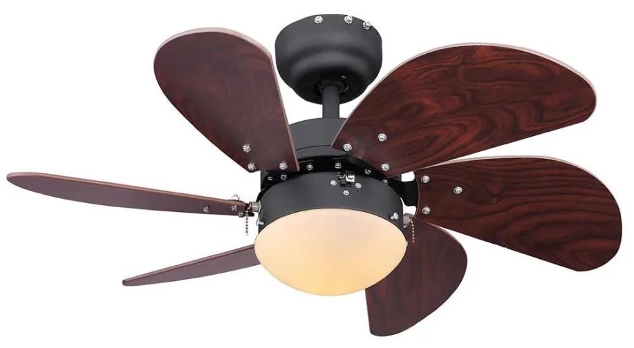 ZEVENTI - Mennyezeti ventilátor FAMARA 1xE14/60W/230V