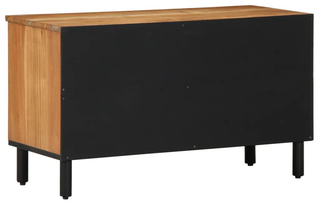 TV Szekrény 80x33,5x46 cm Tömör Akácfából