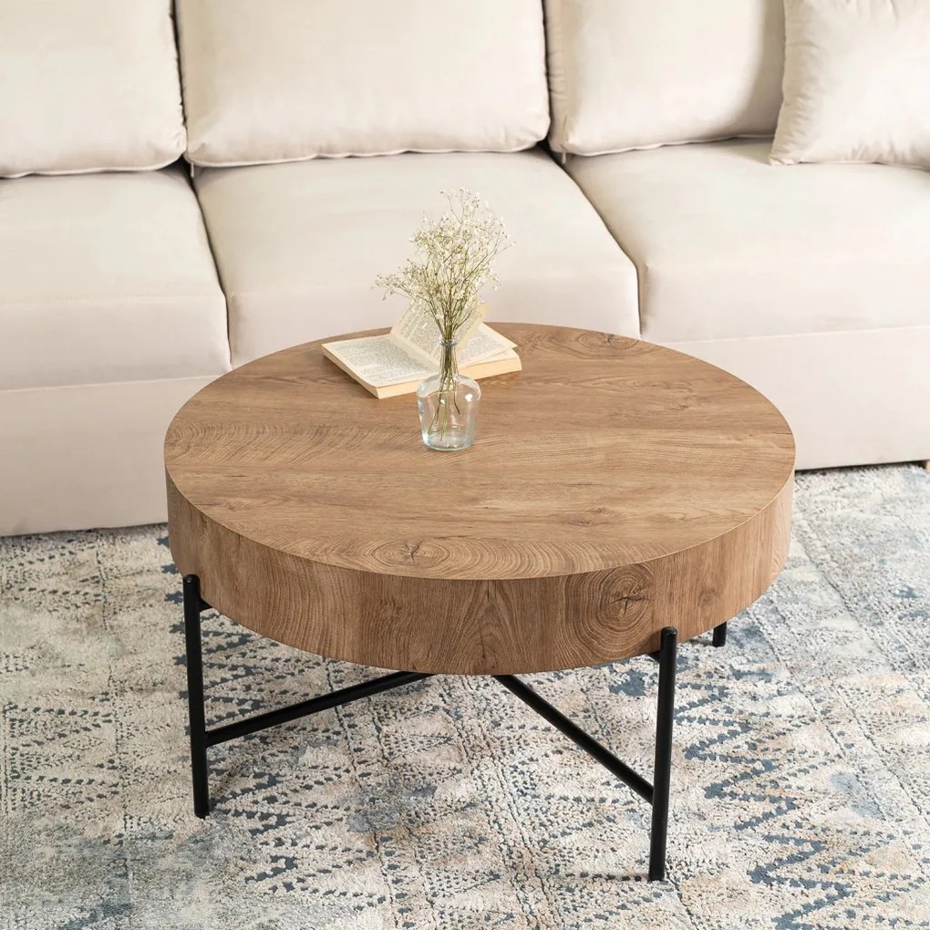 Dohányzóasztal tölgy színben. BELIEF