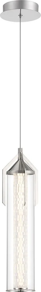 Quintiesse modern függeszték espada csiszolt króm átlátszó elsqn-espada-1p-pc