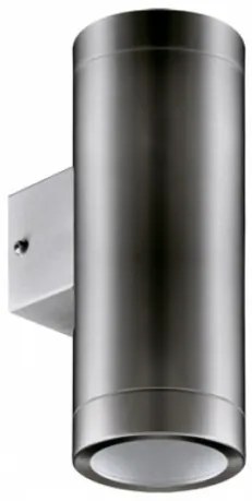 Strühm Aster 210x76 mm matt króm oldalfali kültéri lámpa GU-10-es foglalattal