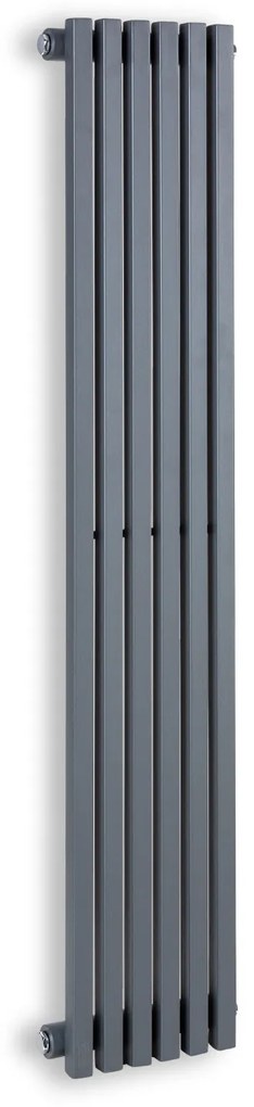 Besoa Delgado, radiátor, 120 x 25, 508 W, meleg víz, 1/2 ", 4 - 10 m², szürke
