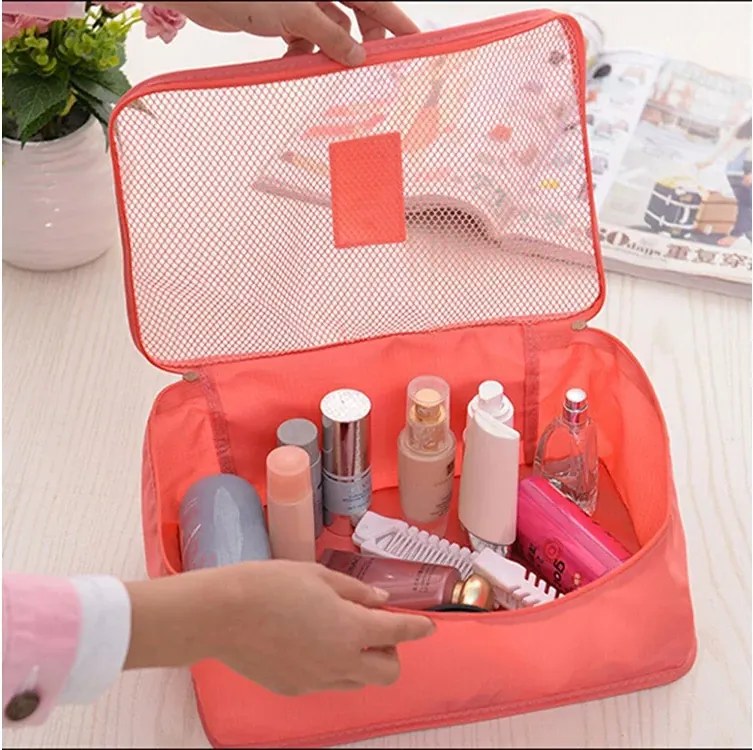 Zaparkorun Praktikus utazótáskák és rendszerezők - 6 db - lazac