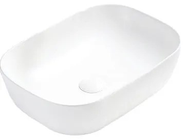 Mexen Rita 45 x 32 cm-es pultba építhető mosdókagyló, matt fehér - 21084501