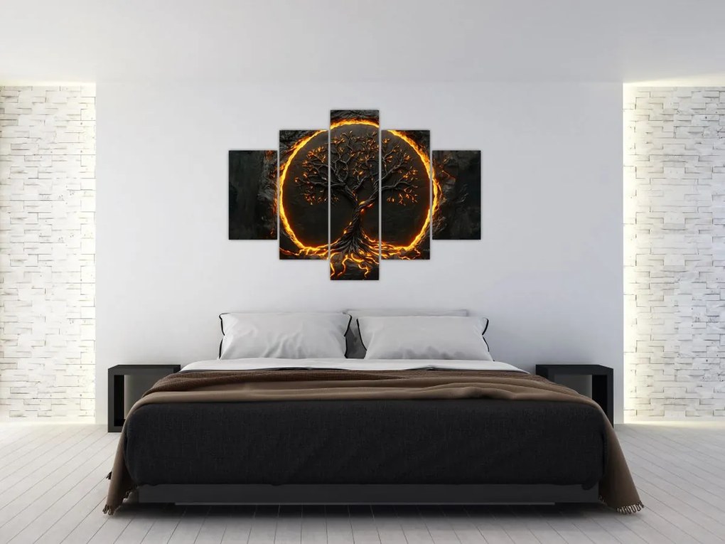 Kép – Életfa lávában II. (150x105 cm)