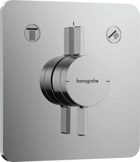 Hansgrohe DuoTurn Q zuhany és fürdő csaptelep vakolat alatti rész nélkül króm 75414000