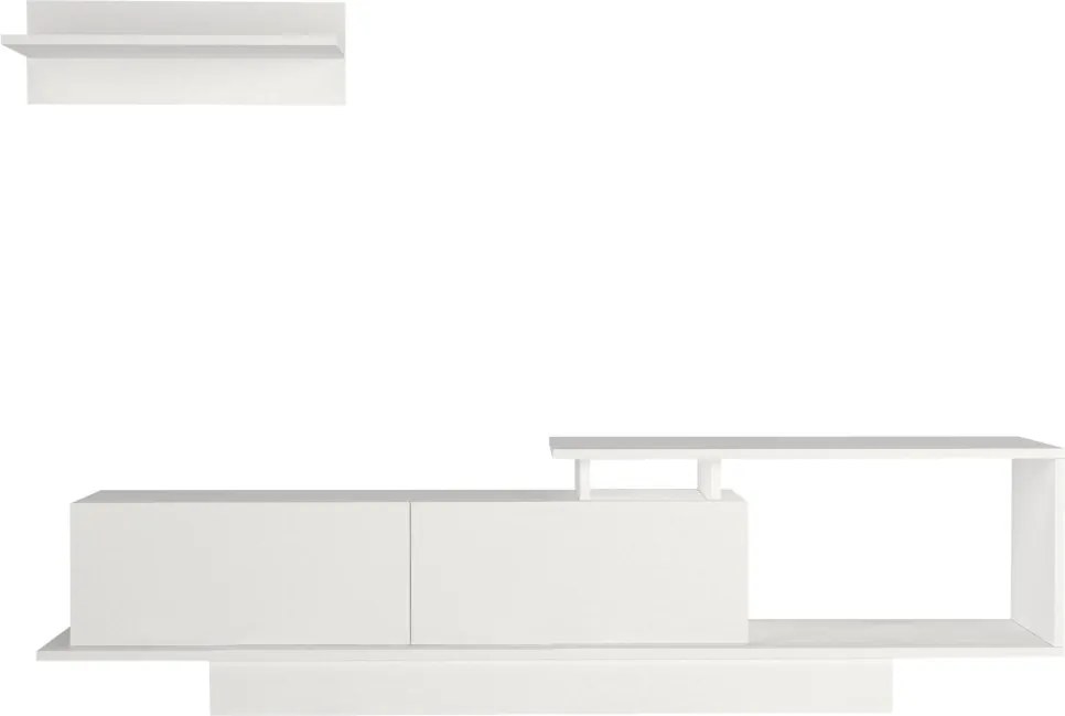Asos TV-állvány, fehér, 180 cm