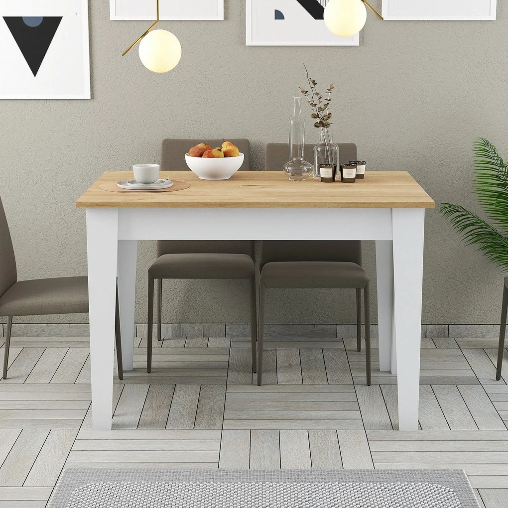 Étkező asztal Kiev 512 - White, Oak