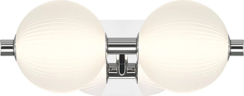 Quintiesse modern fürdőszobai lámpa palmas fehér polírozott nikkel elsqn-palmas-2w-pn IP44