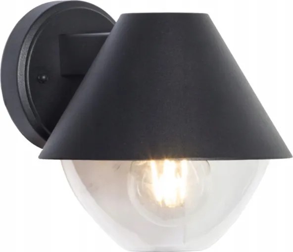 Homlokzati Kerti Lámpa Fekete Loft 1x E27 Led
