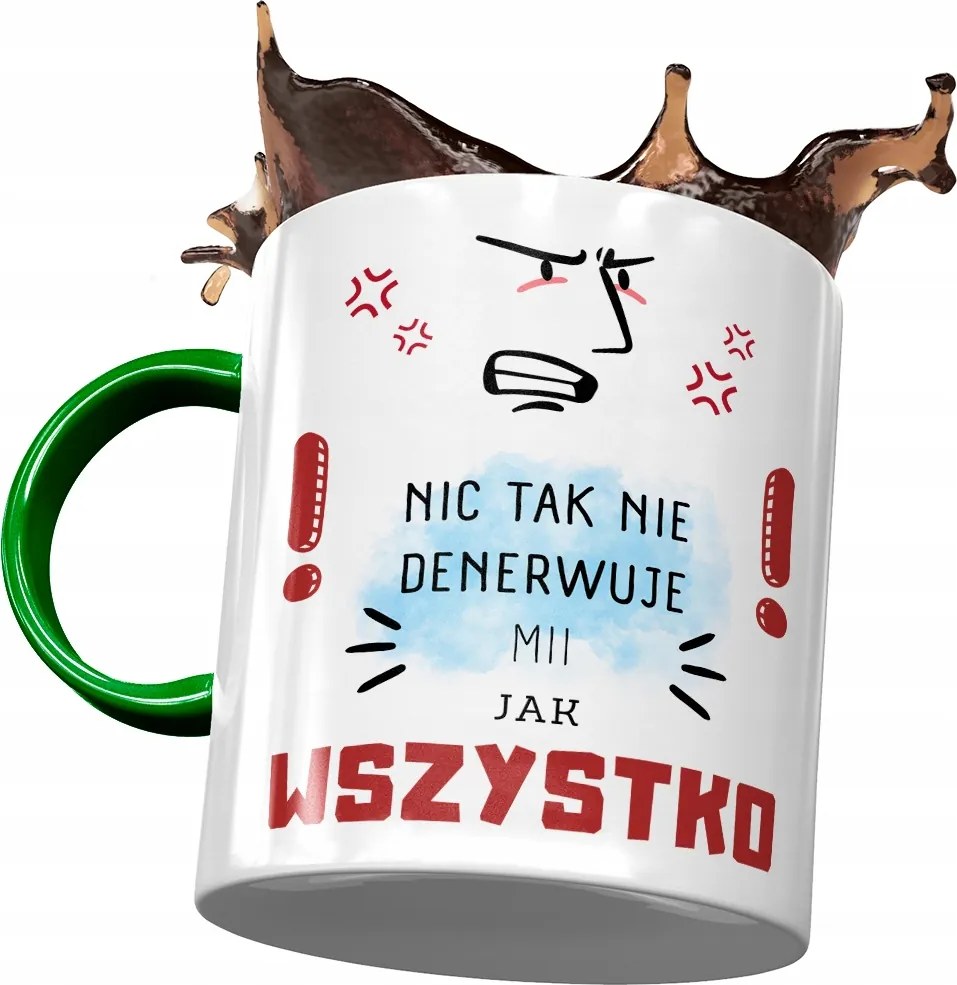 Zöld Bögre Mia Feleség Barátnő Ajándék Nyomtatott Fotóval