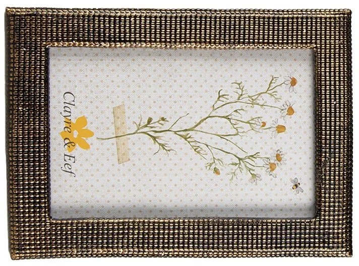 Antikolt arany színű vintage képkeret 10x15 cm