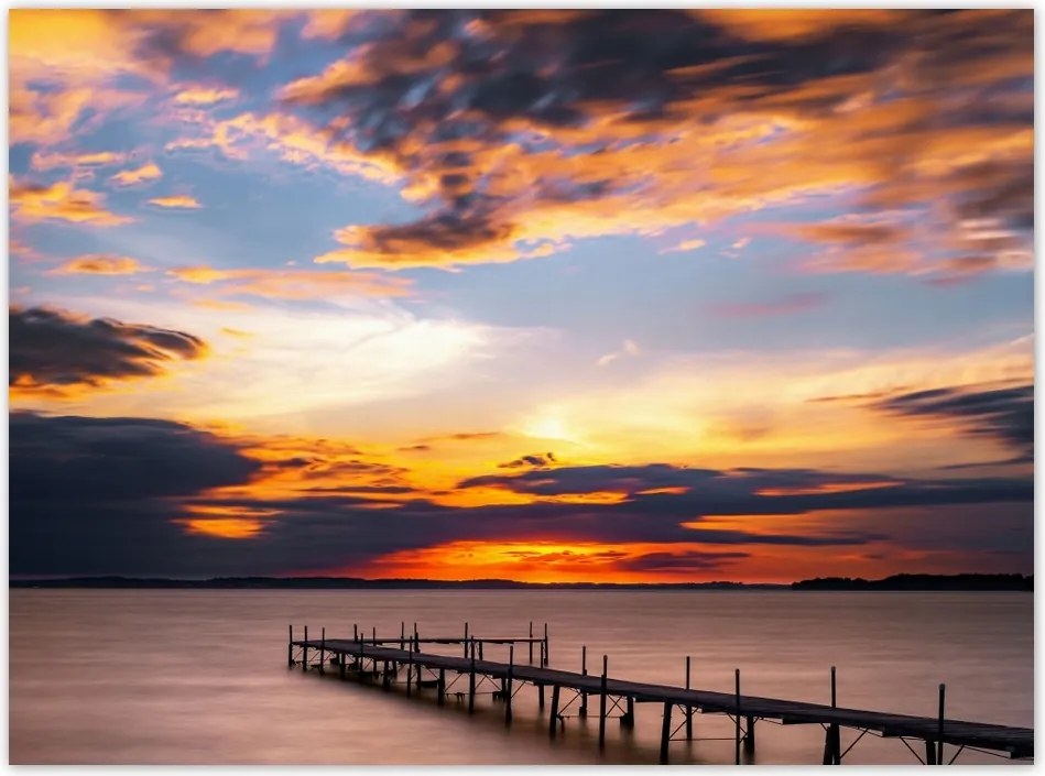 Poszterek 135x100 Nyugati tó móló