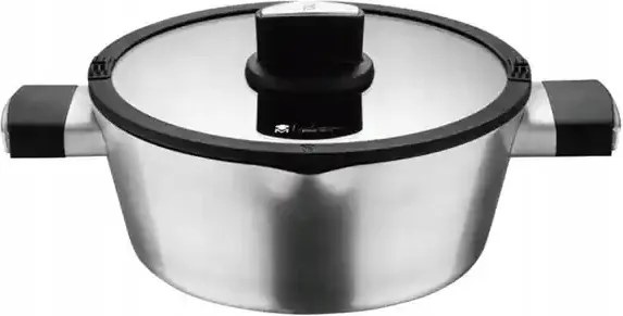 Alumínium Fazék Fedővel , Indukciós 24cm 3,9L Masterpro By Karol Oksara