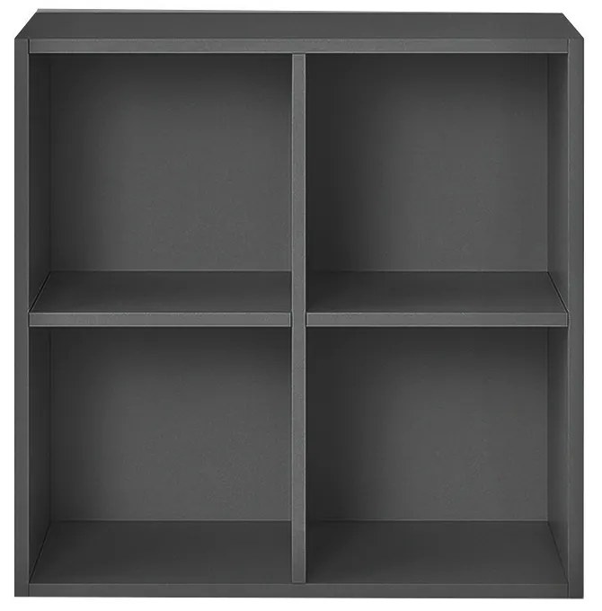 Boxie nyitott fali szekrény 80x80x37 cm antracit