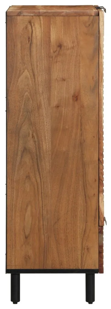 Magas vitrin 60x33x100 cm Tömör akácfából