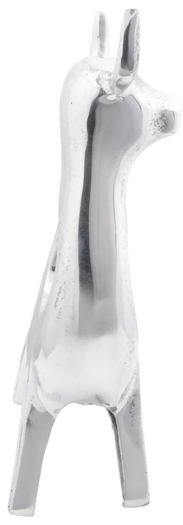 Bika szobor Ezüst 22 x 9.5 x 34 cm Alumínium