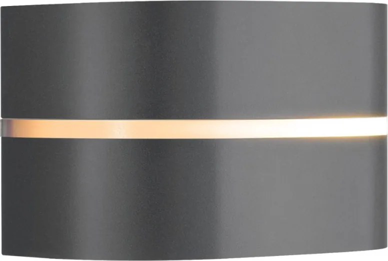 NORDLUX 2418311050 SIBELIS Modern Kültéri Fali Lámpa Antracit E27 IP44