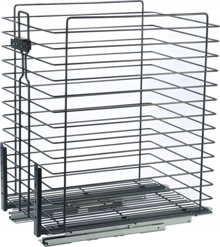 Kihúzható Szennyestartó Kosár Szekrényhez 30 Puha Grafit