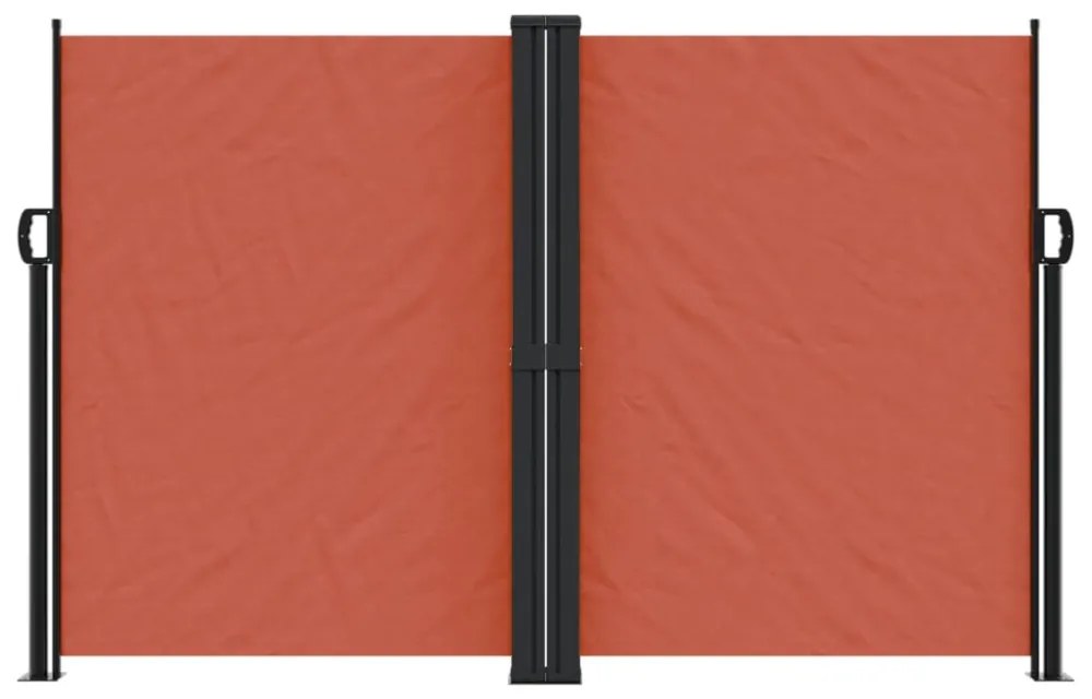 terrakotta behúzható oldalsó napellenző 160 x 600 cm