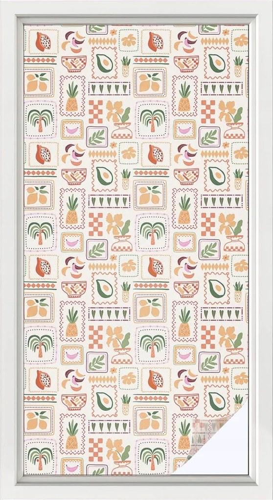 Szélvédőfólia Adatvédelem Folklór minták 50x100 cm