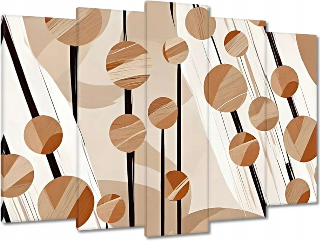 Vászonkép 70x50 Bézs az oszlopokon