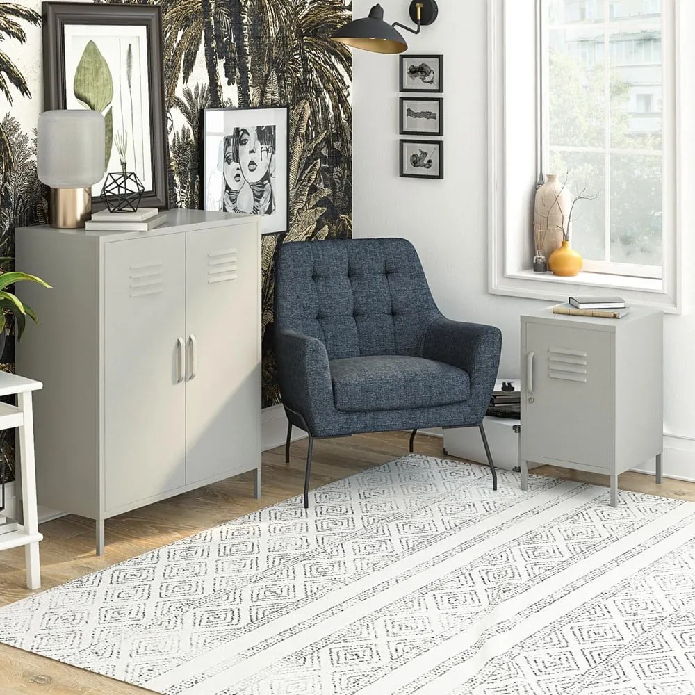 Bézs fém éjjeliszekrény Bradford – Støraa