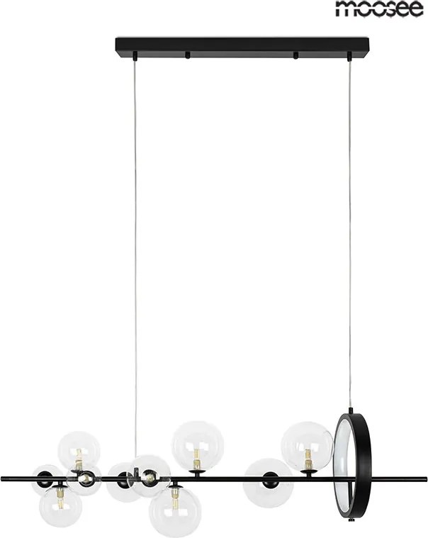 KING HOME MSE010100286 ALURE Többágú Függesztett Lámpa Fekete G9 IP20