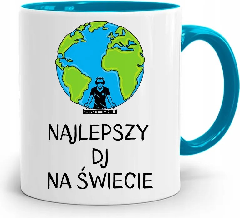 Dja Zene Bögre Kék A Világ Legjobbja fényképes nyomtatással