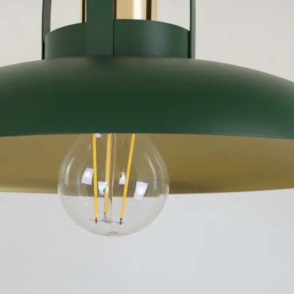 Brilagi - LED Felületre szerelhető csillár  FLAMENGO 1xE27/60W/230V zöld