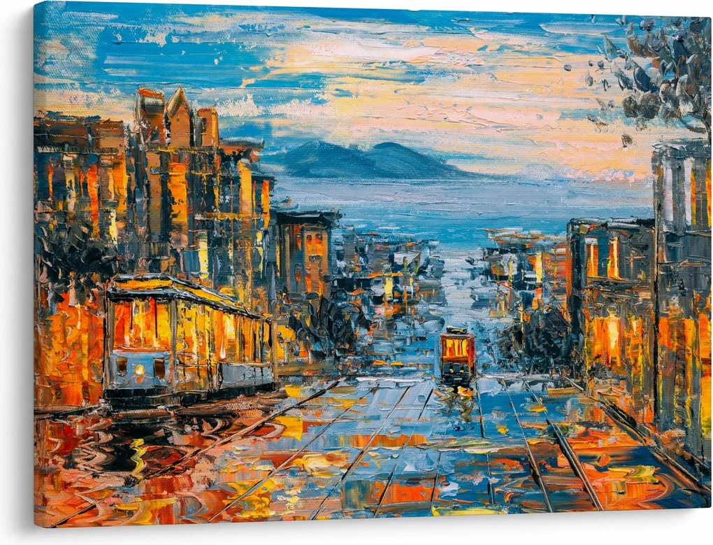 Kép - Cable Car, San Francisco (70x50 cm)