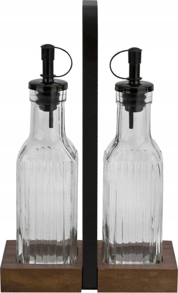 Kpl. Olíva- és ecetpalack állványon 229231