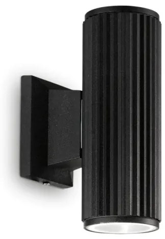 Ideal Lux - Kültéri fali lámpa BASE 2xGU10/28W/230V IP44 fekete