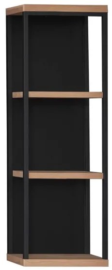 Bari fali panel 3 polccal natúr-antracit