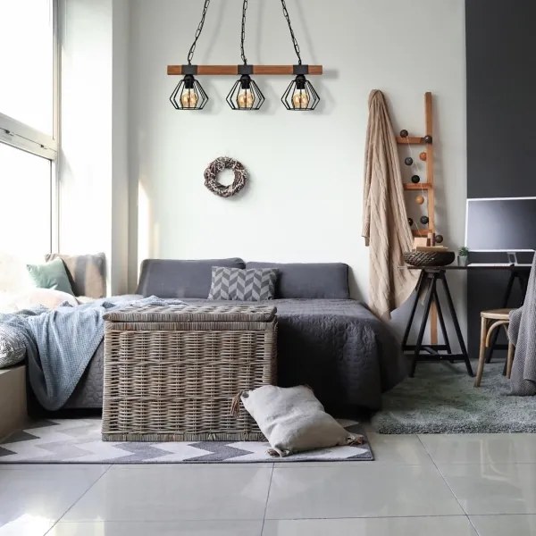 Csillár láncon ULF 3xE27/60W/230V