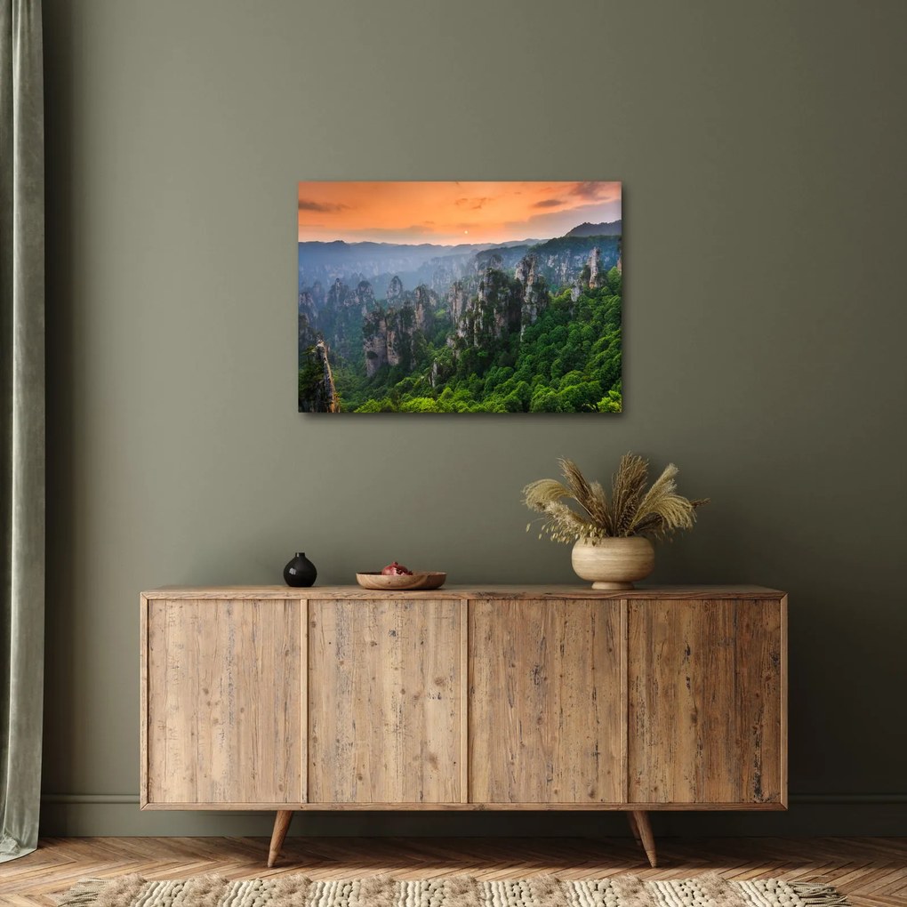 Kép - Zhangjiajie Nemzeti Erdei Park (70x50 cm)