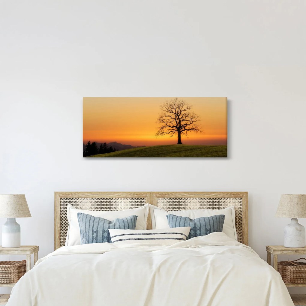 Naplemente a réten képe (120x50 cm)